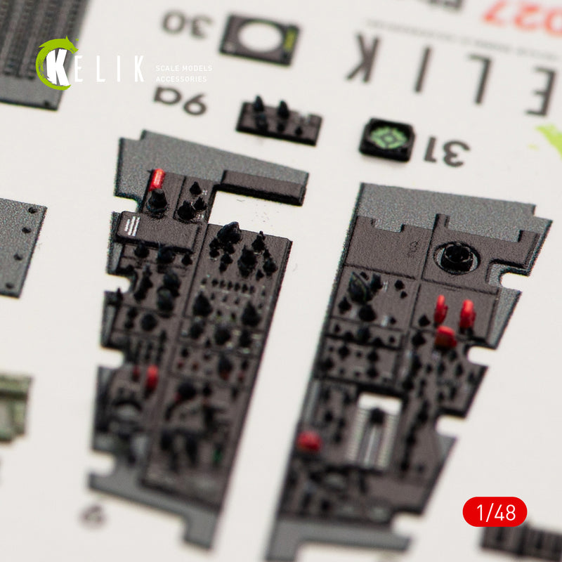 Reskit F-4B interior 3D decals for Tamiya kit