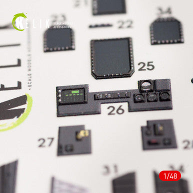 1/48 Kelik EA-18G Growler interior 3D decals for MENG kit