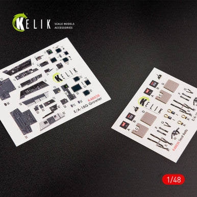 1/48 Kelik EA-18G Growler interior 3D decals for MENG kit