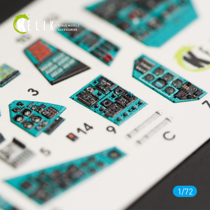 Reskit MI-24P interior 3D decals for Zvezda kit