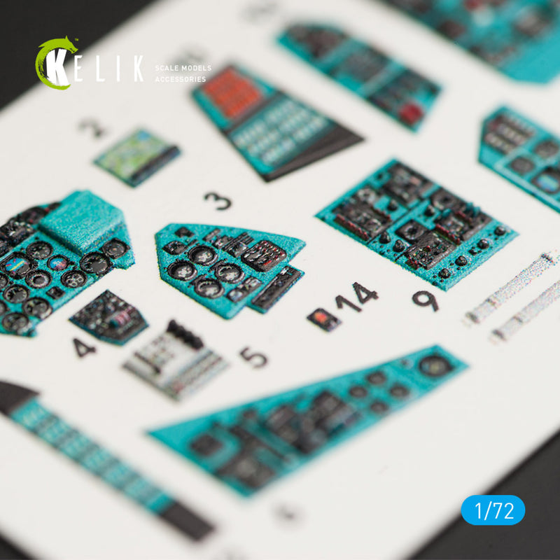 Reskit MI-24P interior 3D decals for Zvezda kit