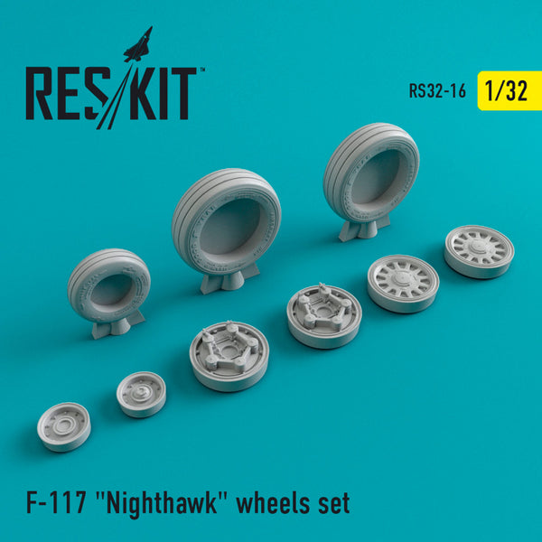 Reskit F-117 "Nighthawk" wheels set (1/32)