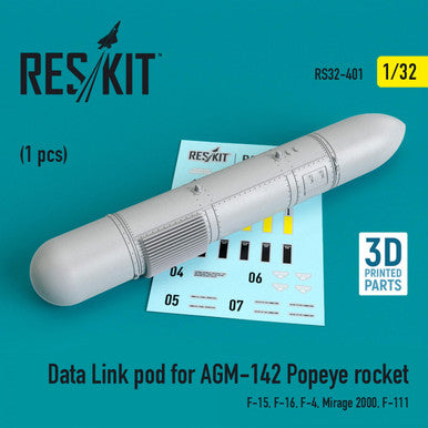 1/32 Reskit Data Link pod for AGM-142 Popeye rocket