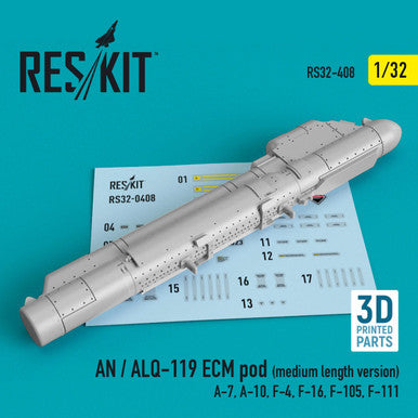 1/32 Reskit AN / ALQ-119 ECM pod (medium length version)