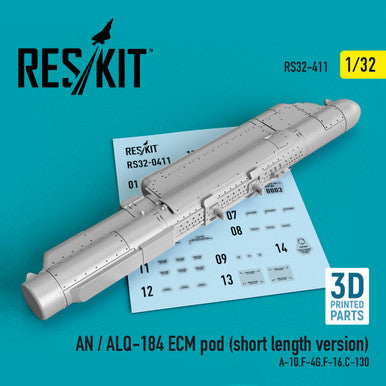 1/32 Reskit AN / ALQ-184 ECM pod (short length version)