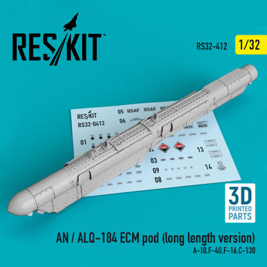 1/32 Reskit AN / ALQ-184 ECM pod (long length version)