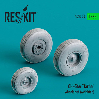 1/35 Reskit - ICM CH-54A Tarhe wheels set (weighted)