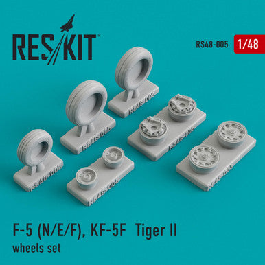 1/48 Reskit Northrop F-5 (N/E/F), KF-5F  Tiger II wheels set