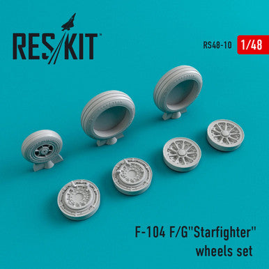 1/48 Reskit Lockheed F-104 F/G Starfighter wheels set