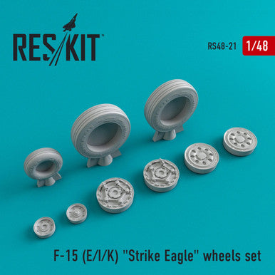 1/48 Reskit McDonnell Douglas F-15 (E/I/K) Strike Eagle wheels set