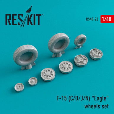 1/48 Reskit McDonnell DouglasF-15 (C/D/J/N) Eagle wheels set