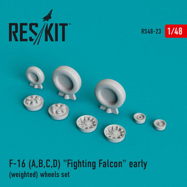 1/48 Reskit General Dynamics F-16 A Fighting Falcon wheels set