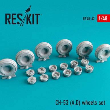 1/48 Reskit CH-53 (A,D) wheels set