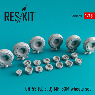 1/48 Reskit CH-53 (G, E, J) MH-53M wheels set