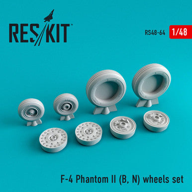 1/48 Reskit F-4 Phantom II (B, N) wheels set