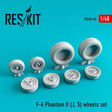 1/48 Reskit F-4 Phantom II (J, S) wheels set