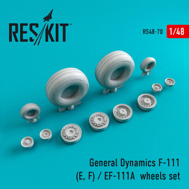 1/48 Reskit General Dynamics F-111 (E, F) / EF-111A  wheels set