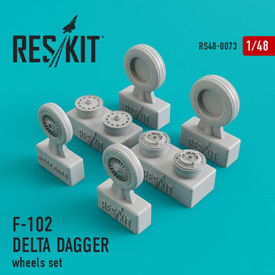 1/48 Reskit Convair F-102 Delta Dagger wheels set