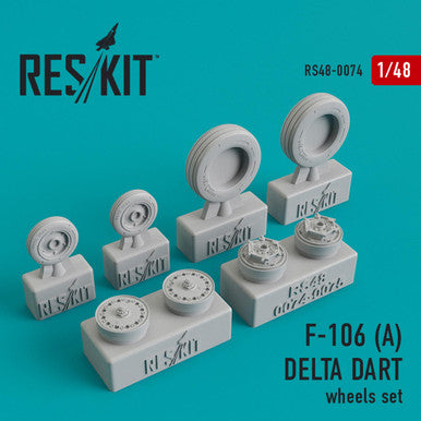 1/48 Reskit Convair F-106A Delta Dart wheels set