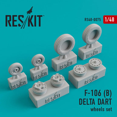 1/48 Reskit Convair F-106 (B) Delta Dart wheels set