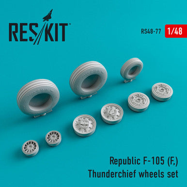 1/48 Reskit Republic F-105 (F) Thunderchief wheels set