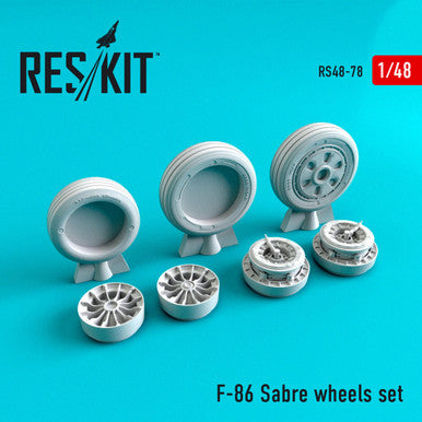 1/48 Reskit North American F-86 Sabre wheels set