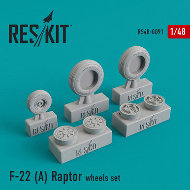 1/48 Reskit F-22A Raptor wheels set