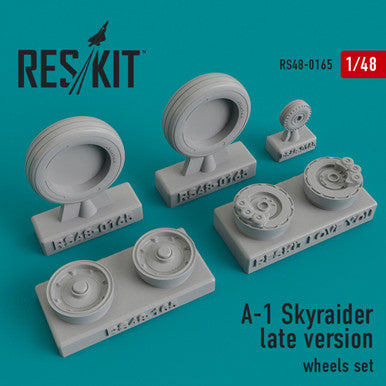 1/48 Reskit A-1 Skyraider late version wheels set