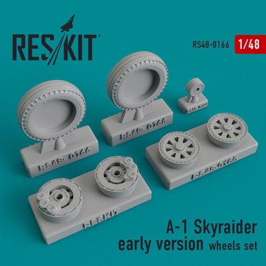 1/48 Reskit A-1 Skyraider early version wheels set