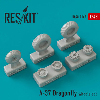 1/48 Reskit A-37 Dragonfly wheels set