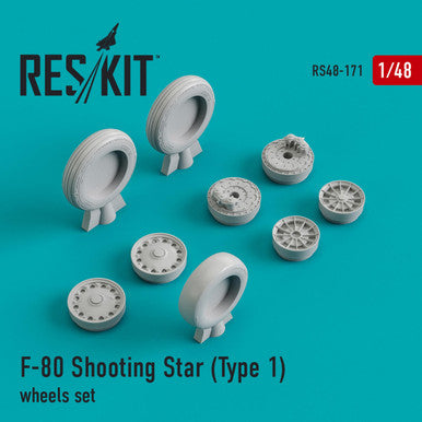 1/48 Reskit F-80 Shooting Star (Type 1) wheels set