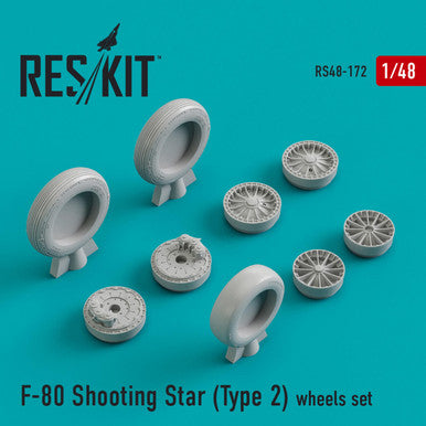 1/48 Reskit F-80 Shooting Star (Type 2) wheels set