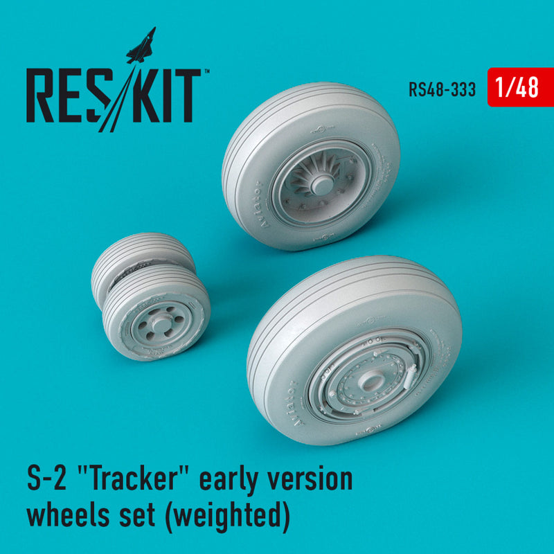 Reskit S-2 "Tracker" early version wheels set (weighted)