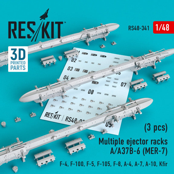 Reskit Multiple ejector racks A/A37B-6 (MER-7) (3 pcs)