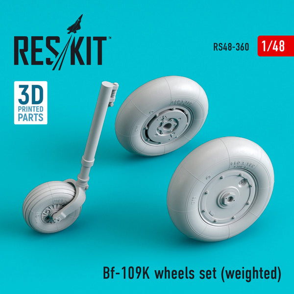 Reskit Bf-109K wheels set (weighted)