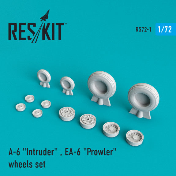 Reskit Grumman A-6 Intruder / EA-6 "Prowler" wheels set (1/72)