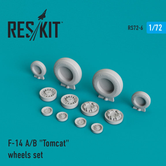 Reskit Grumman F-14 (A/B) "Tomcat"  wheels set (1/72)