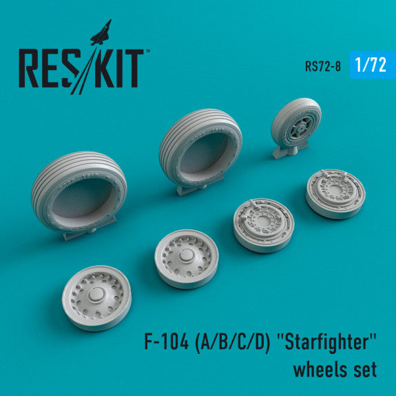 Reskit Lockheed  F-104 (A/B/C/D) "Starfighter" wheels set (1/72)