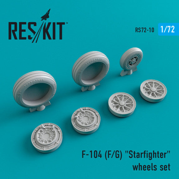 Reskit Lockheed  F-104 (F/G) "Starfighter" wheels set (1/72)