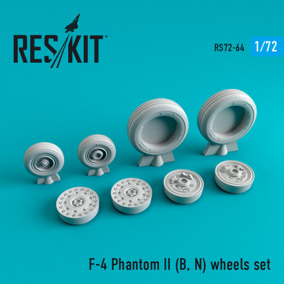 Reskit F-4 Phantom II (B, N) wheels set (1/72)