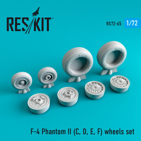 Reskit F-4 Phantom II (C, D, E, F,G) wheels set (1/72)