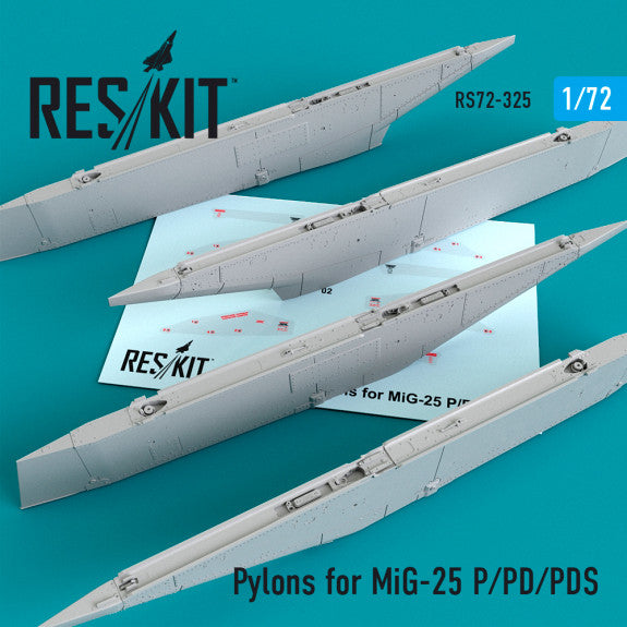 Reskit Pylons for MiG-25 P/PD/PDS (1/72)