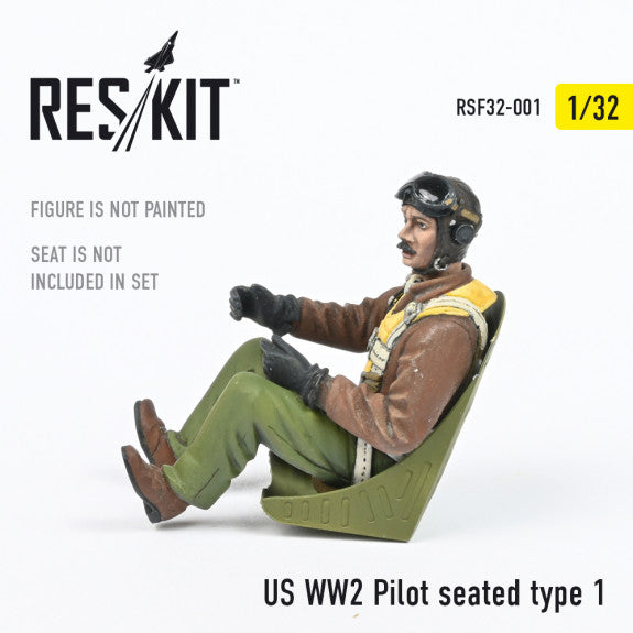 Reskit US WW2 Pilot seated type 1 (1/32)