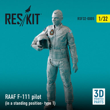 1/32 Reskit RAAF F-111 pilot (in a standing position- type 1) (3D Printing)