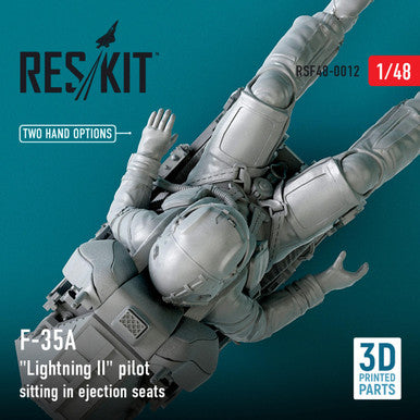 1/48 Reskit USAF pilots F-35A Lightning II sitting in ejection seats