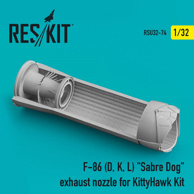 1/32 Reskit F-86 (D, K, L) Sabre Dog exhaust nozzle for KittyHawk kit