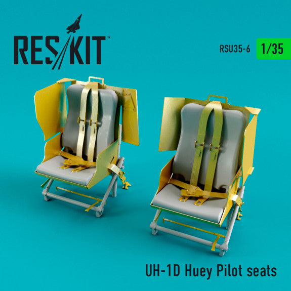 Reskit UH-1D Huey Pilot seats  (1/35)