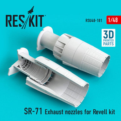 1/48 Reskit SR-71 Exhaust nozzles for Revell kit