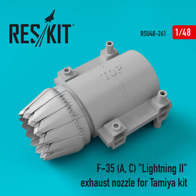 1/48 Reskit F-35 (A, C) Lightning II exhaust nozzle for Tamiya kit