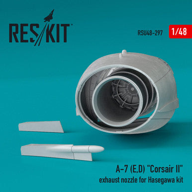 1/48 Reskit A-7 (E,D) Corsair II exhaust nozzle for Hasegawa kit